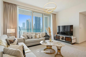 Manzil - 3BR Apartment with Maid Room in Downtown near Burj Khalifa